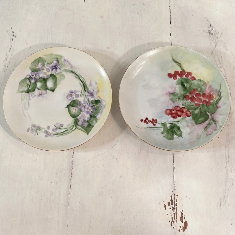 •Haviland• Vintage Handpainted Plates